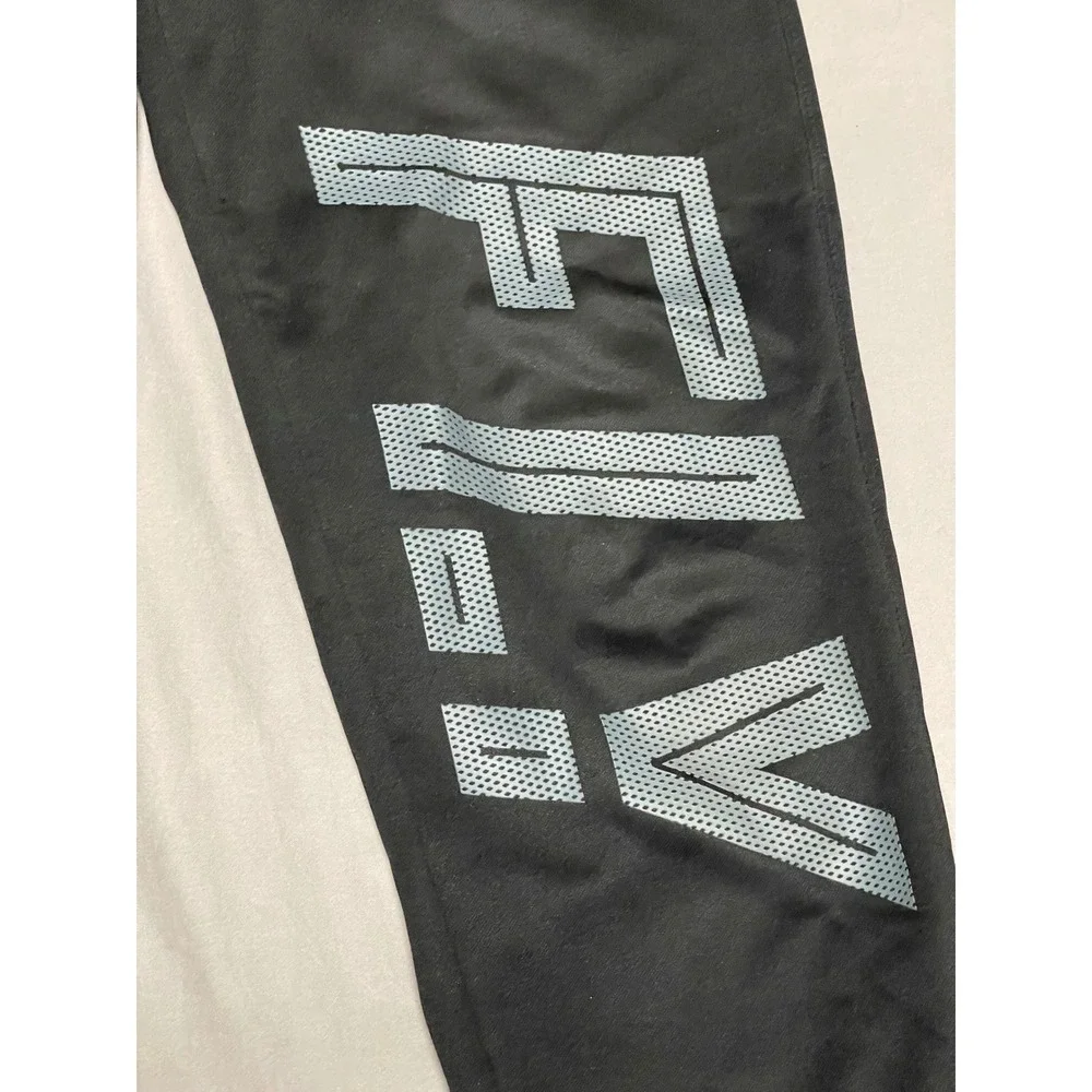 Jordan Boys Black Therma-FIT Fly Graphic Jogger Pants Size L 12-13Y